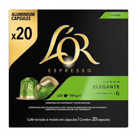 L'OR Lungo Elegante Koffiecups Voordeelpak