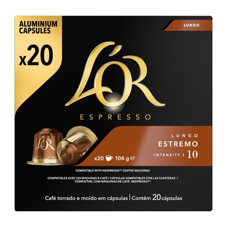 L'OR Lungo Estremo Koffiecups Voordeelpak