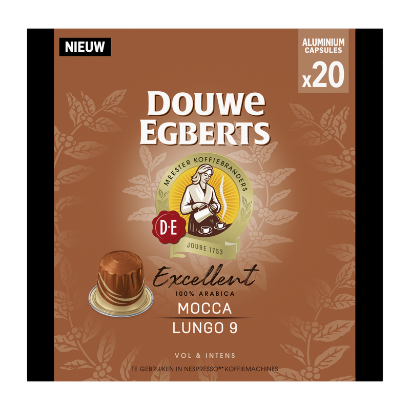 Douwe Egberts Excellent Mocca Lungo 9 Capsules 20 Stuks 104 g
