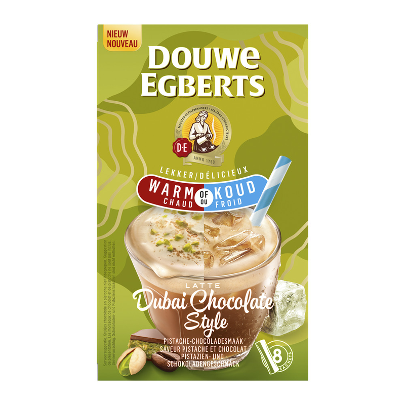 Douwe Egberts Dubai chocolate style oploskoffie