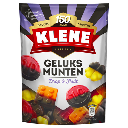 Klene geluksmunten drop & fruit