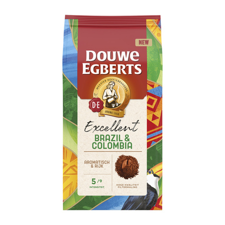 Douwe Egberts excellent Brazil/Colombia snelfiltermaling