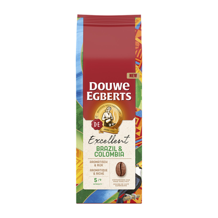 Douwe Egberts Excellent koffiebonen Brazil Columbia