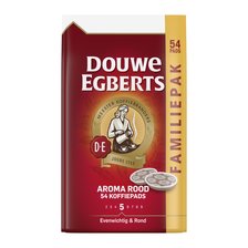 Douwe Egberts Aroma Rood Koffiepads Familiepak 54 Stuks