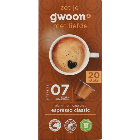 g'woon Espresso Classic 20 x 5 g