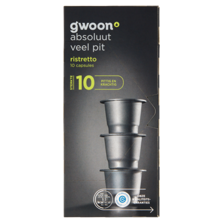 g'woon Ristretto 10 x 5 g