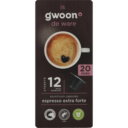 G'woon Caps Espresso Extra Forte