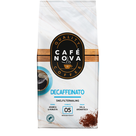 Cafe Nova Cafeinevrij Snelfiltermaling