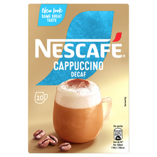 Nescafe Gold Cappuccino Decaf oploskoffie - 6 x 10 zakjes