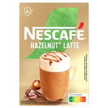 Nescafe Gold Hazelnoot Latte oploskoffie - 6 x 8 z...