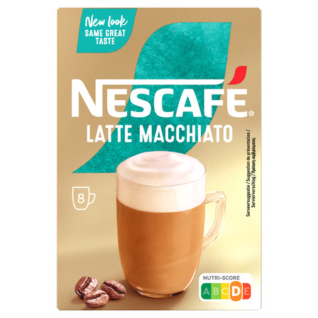 Nescafé Gold Latte Macchiato oploskoffie - 6 x 8 zakjes