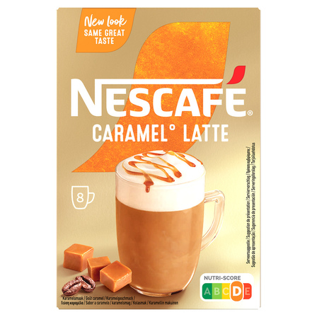 Nescafé Gold Caramel Latte oploskoffie - 6 x 8 zakjes