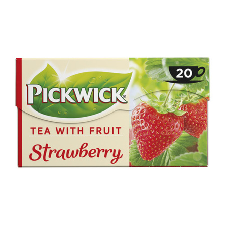 Pickwick Aardbei Fruit Thee 20 Stuks