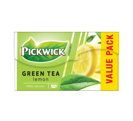 Pickwick Lemon Groene Thee Voordeelpak 40 Stuks