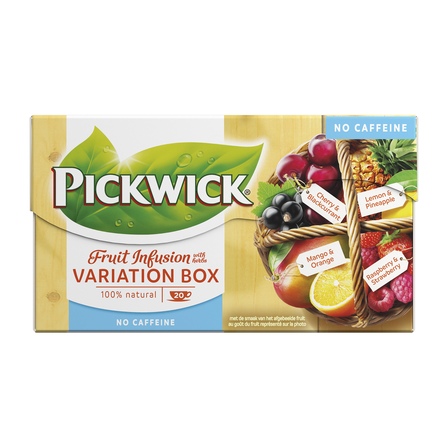 Pickwick Fruit Fusion Thee Variatiebox Fruit Thee 20 Stuks