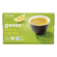 G'woon Groene Thee Citroen 20 x