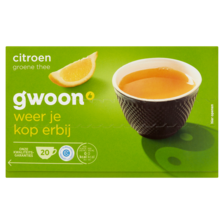 G'woon Groene Thee Citroen 20 x 1,5 g