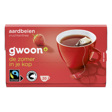 G'woon Aardbeien Thee 20 x