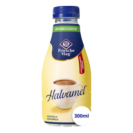 Friesche Vlag Halvamel Koffiemelk 300 ml 