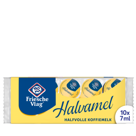 Friesche Vlag Halvamel cups 10 x 7 ml