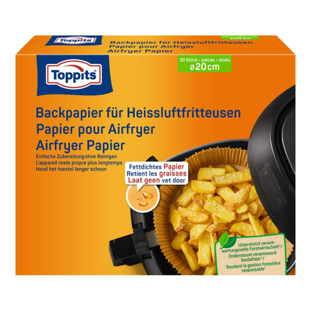 TOP AIRFRYER papier 20CM/20