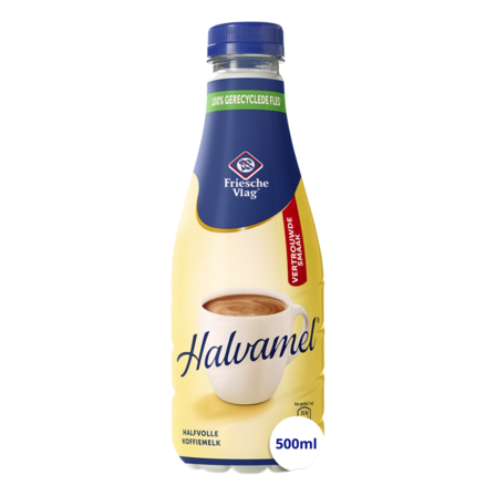 Friesche Vlag Halvamel Koffiemelk 500 ml