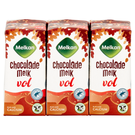 Melkan Chocolade Melk Vol 6 x 200 ml
