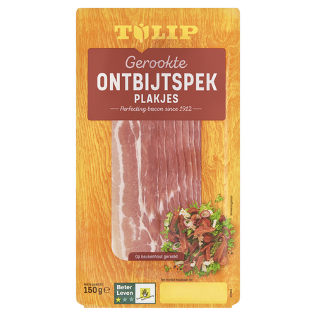 Tulip gerookt ontbijtspek plakjes