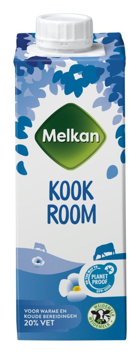 Melkan Kookroom 20% Vet 250 ml