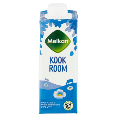 Melkan Kookroom 20% Vet 250 ml
