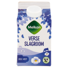Melkan Verse Slagroom 35% Vet 500 ml