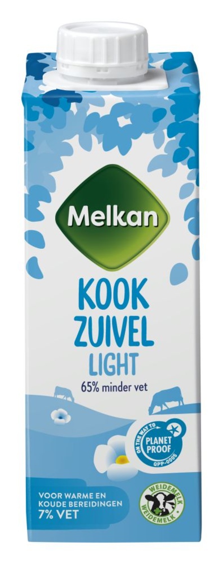 Melkan Kookzuivel Light 7% Vet 250 ml