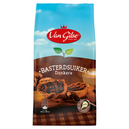 Van Gilse Basterdsuiker Donkere 600 g