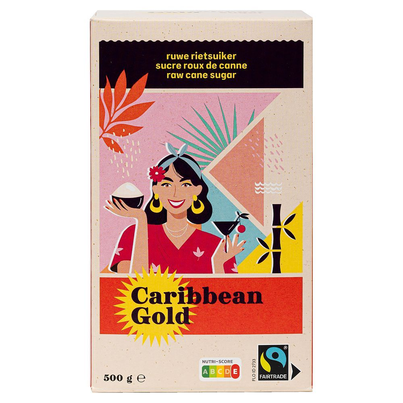 Caribbean rietsuikerklont 500g