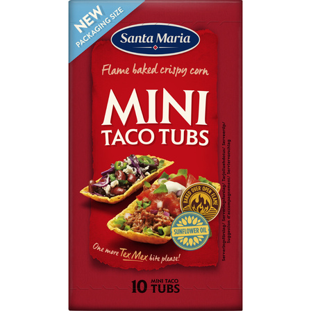 Santa Maria Mini Taco Tubs  