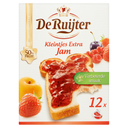 De Ruijter Kleintjes Extra Jam 12 x 25 g