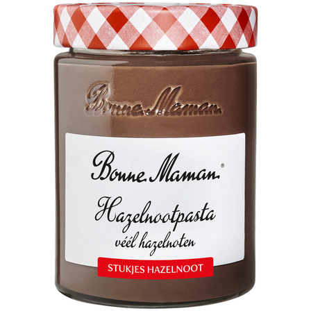 Bonne Maman Hazelnootpasta  met stukjes Hazelnoot