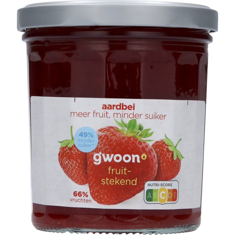 G'woon Fruitspread Aardbeien