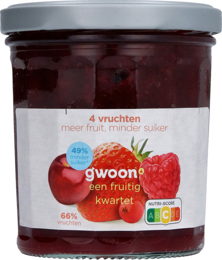Gwoon Fruitspread 4 vrucht