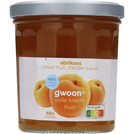 G'woon Fruitspread Abrikoos