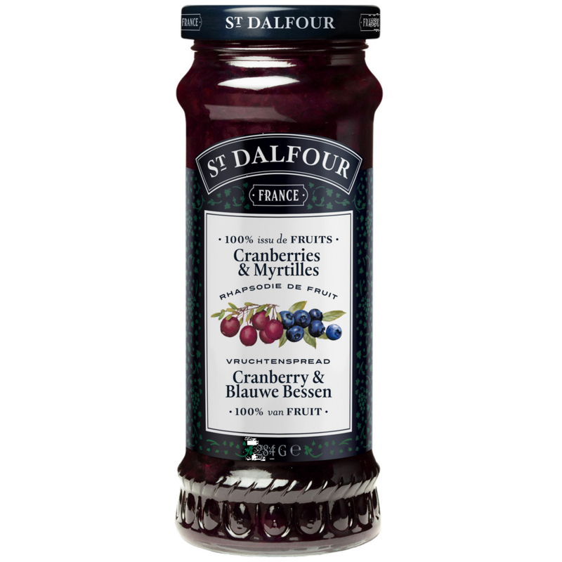 St. Dalfour Vruchtenspread Cranberry Blauwe Bes