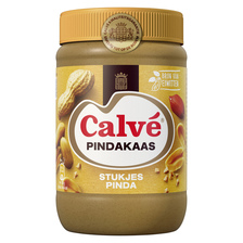 Calve Pindakaas Stukjes Pinda
