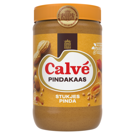 Calve Pindakaas Stukjes Pinda