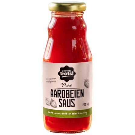 Noordertrots Dessert Saus  Aardbeien