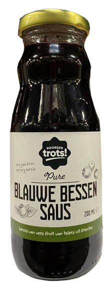 Noordertrots Dessertsaus  Blauwe Bessen