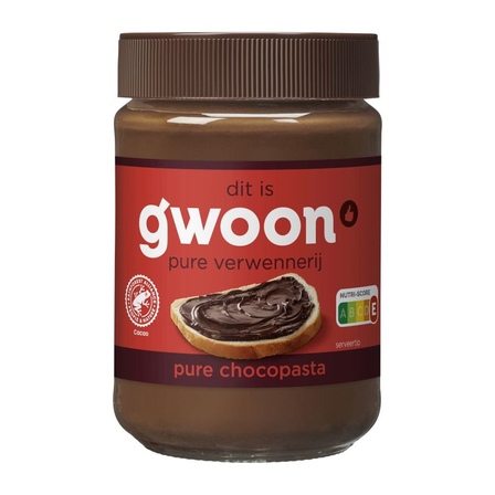 g'woon Pure Chocopasta 400 g