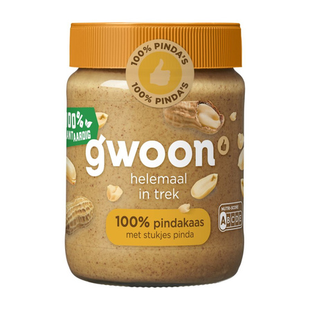 g'woon Pindakaas met Stukjes Pinda