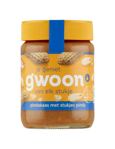 g'woon Pindakaas met Stukjes Pinda