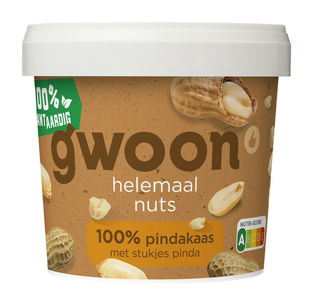G'woon Pindakaas Noot 100%