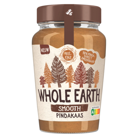 Whole earth smooth pindakaas